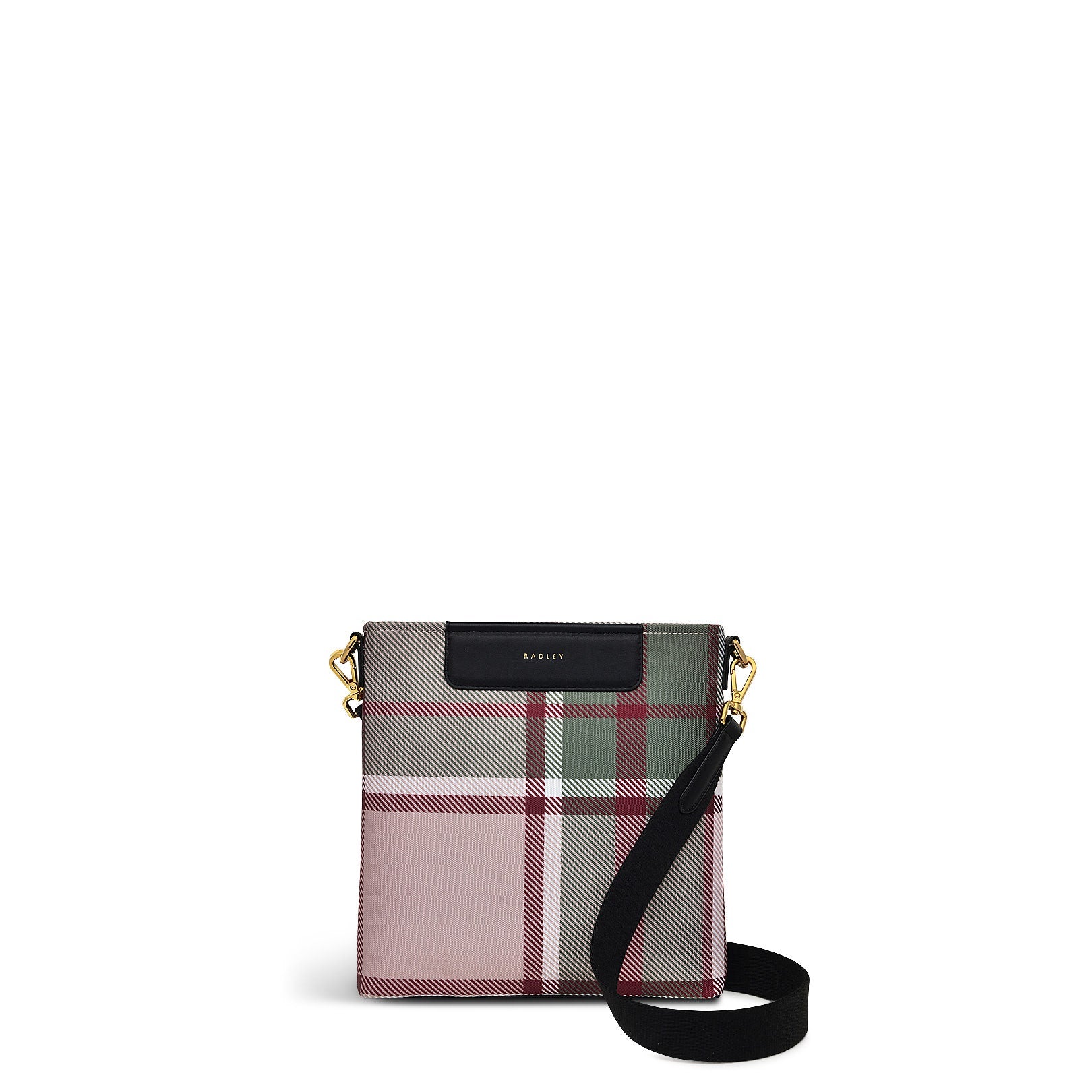 Racing Green Small Cross Body Bag | Manor Gardens Check AW24