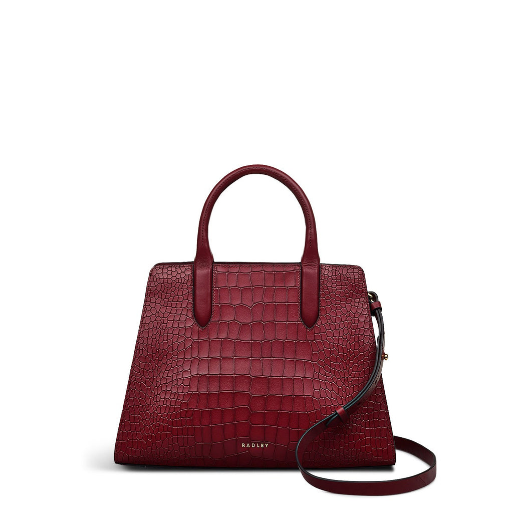 Glasshouse Faux Croc Medium Satchel Multiway Bag - RHC15501