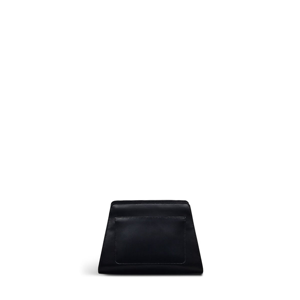 Glasshouse Leather Small Open Top Crossbody Bag in Black - H2155001