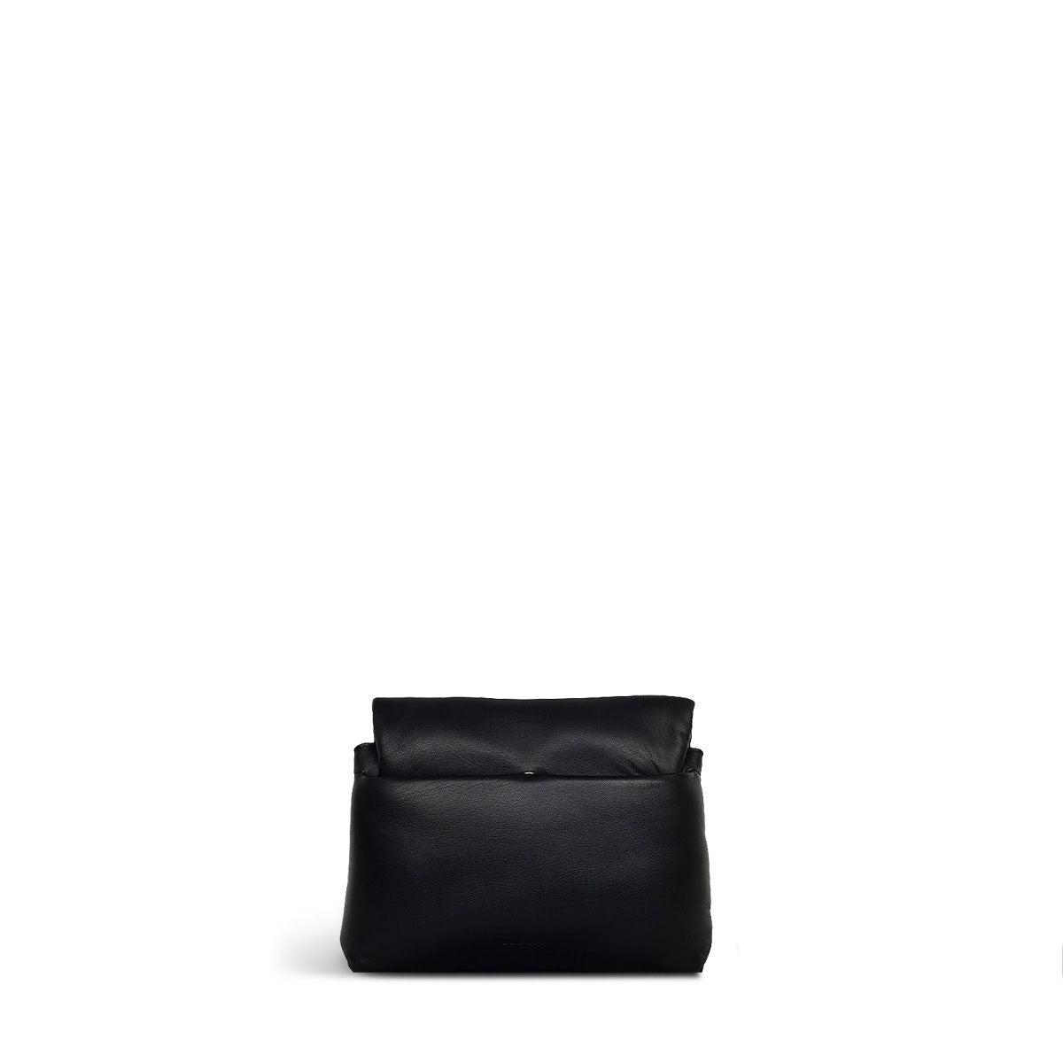 Bond Court Leather Small Flapover Crossbody Bag in Black - H2159001