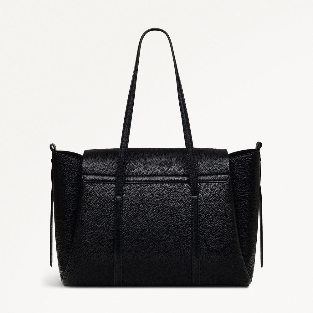 THE CHANCERY LARGE FLAPOVER SHOULDER BLACK