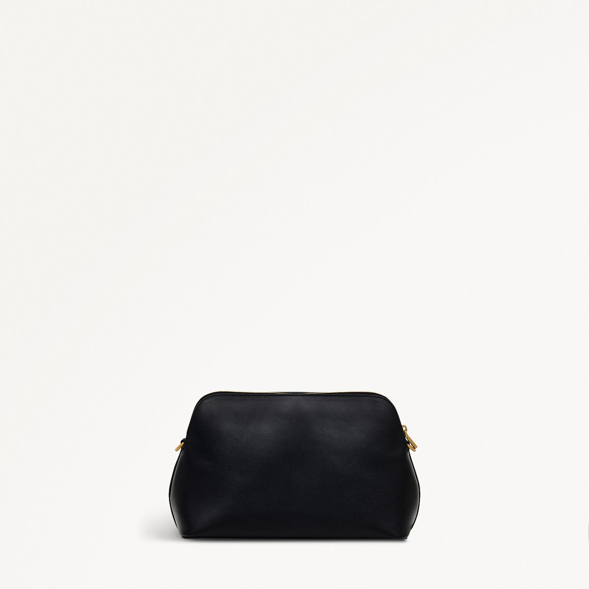 Liverpool Street Leather Medium Ziptop Crossbody Bag in Black - H2167001