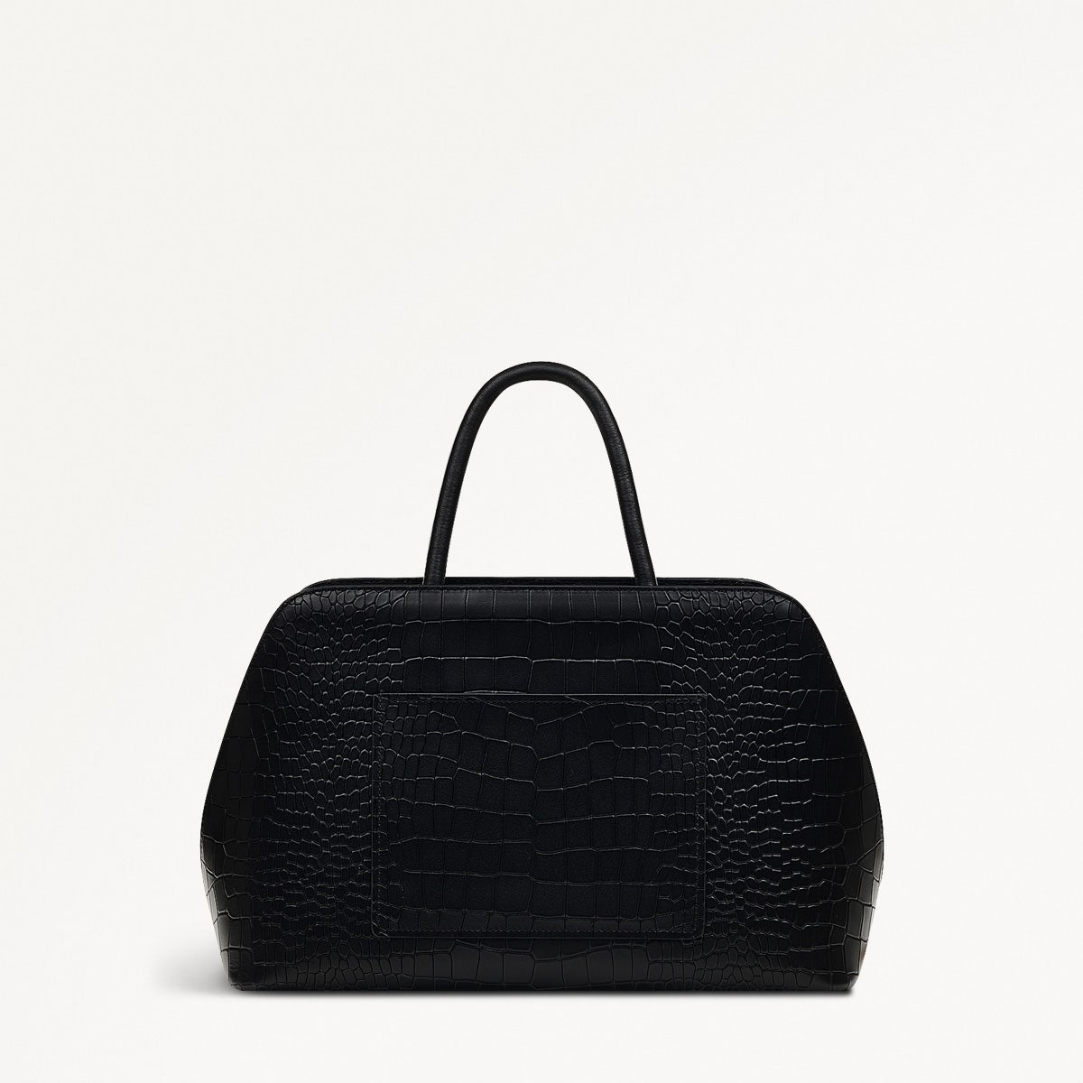 トップス UK Black Faux Croc Grabs | Liverpool Street Icon AW24 | Radley
