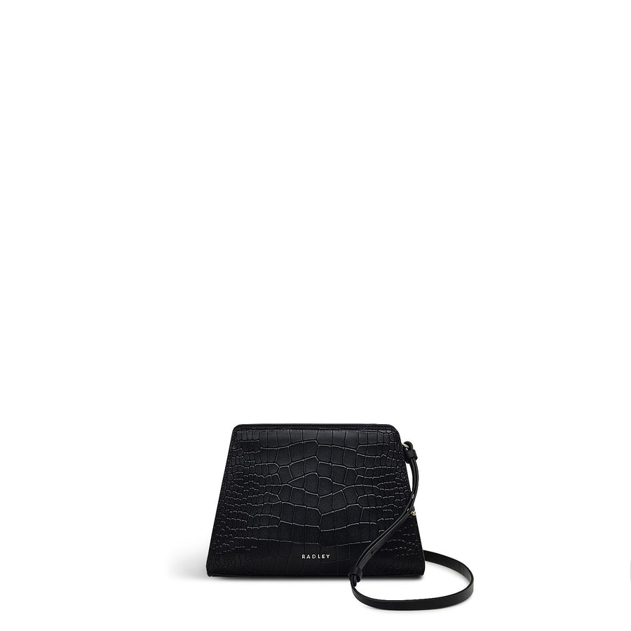 Glasshouse Faux Croc Small Open Top Crossbody Bag - RHC15502