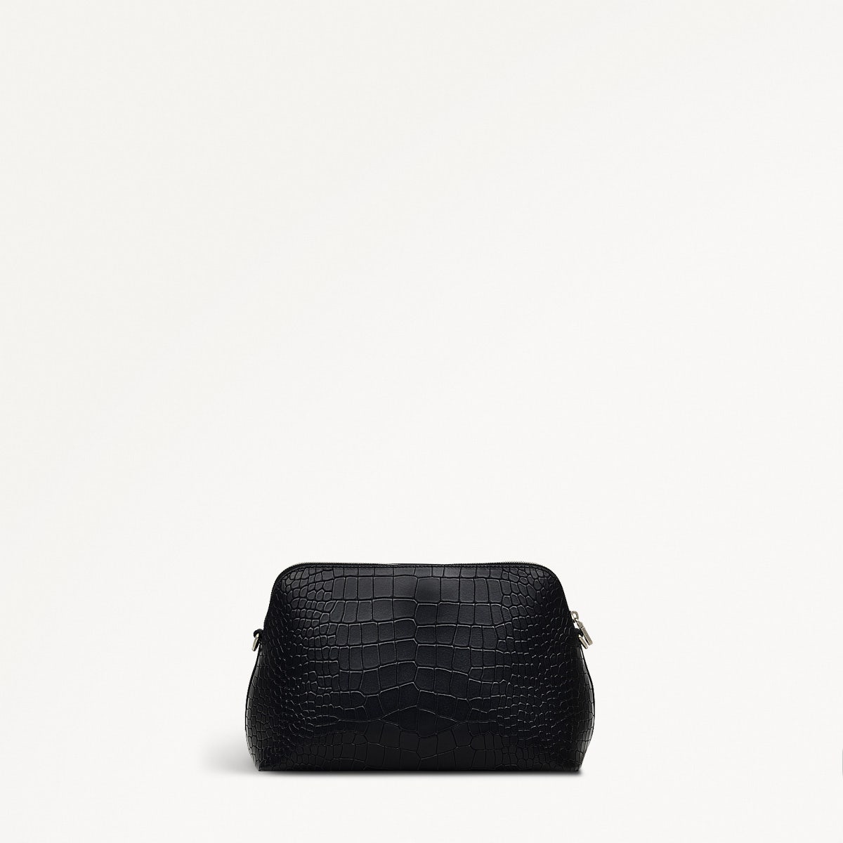 Liverpool Street Leather Medium Ziptop Crossbody Bag in Black - H2179001