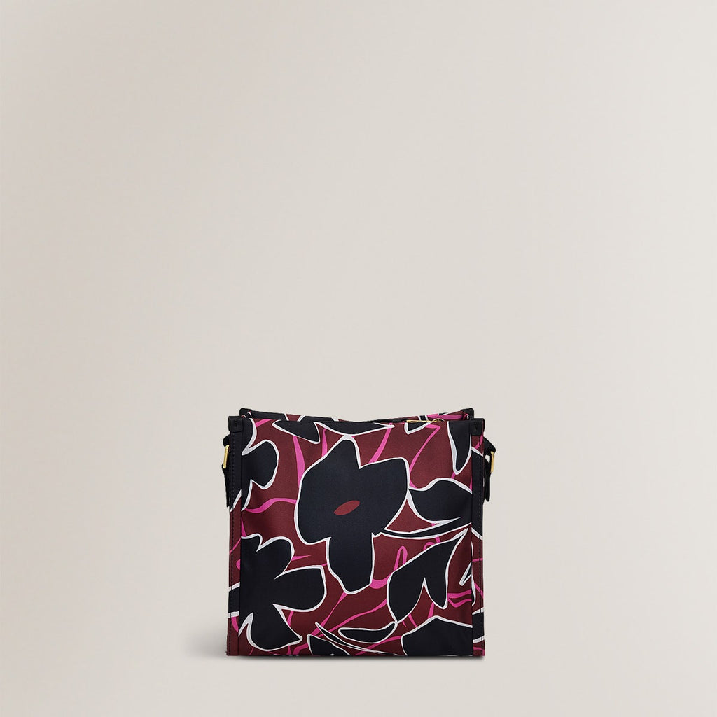 Canford Gardens Leather Small Ziptop Crossbody Bag in Merlot - H2283603