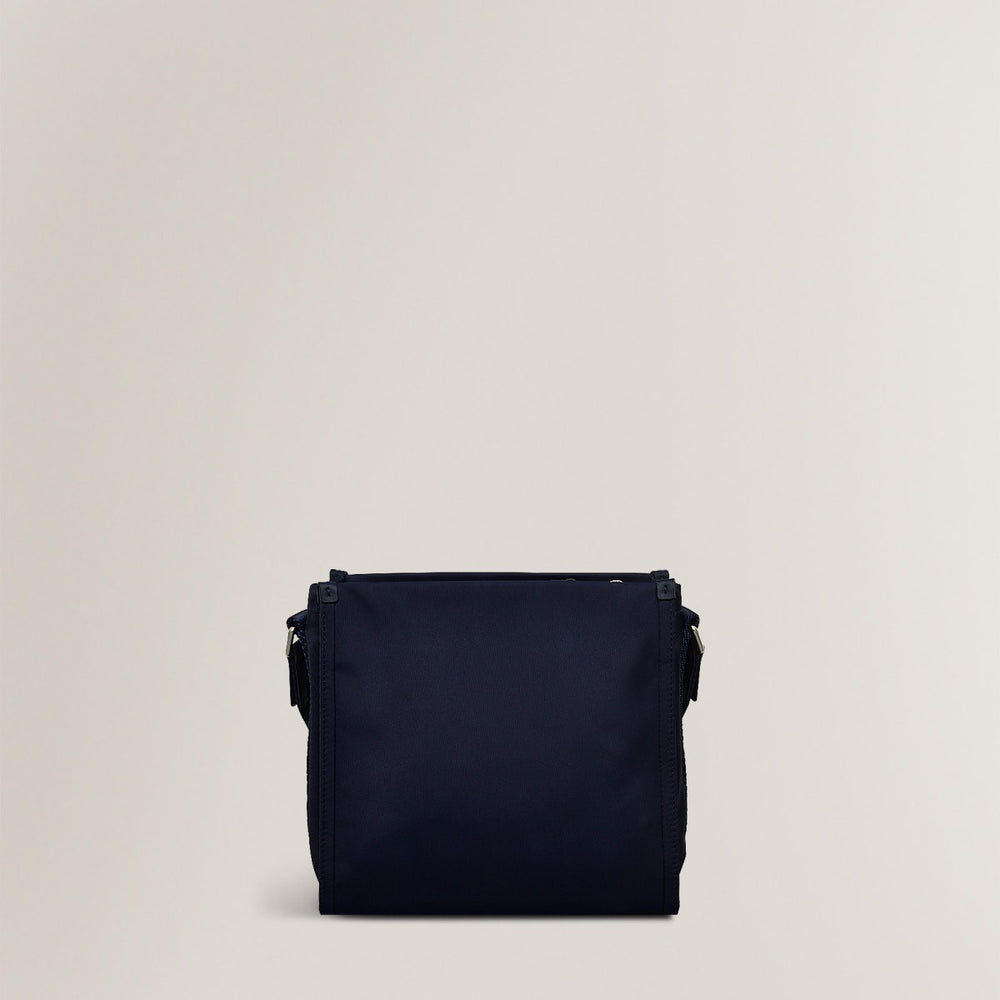 Canford Gardens Leather Medium Ziptop Crossbody Bag in Ink - H2287401