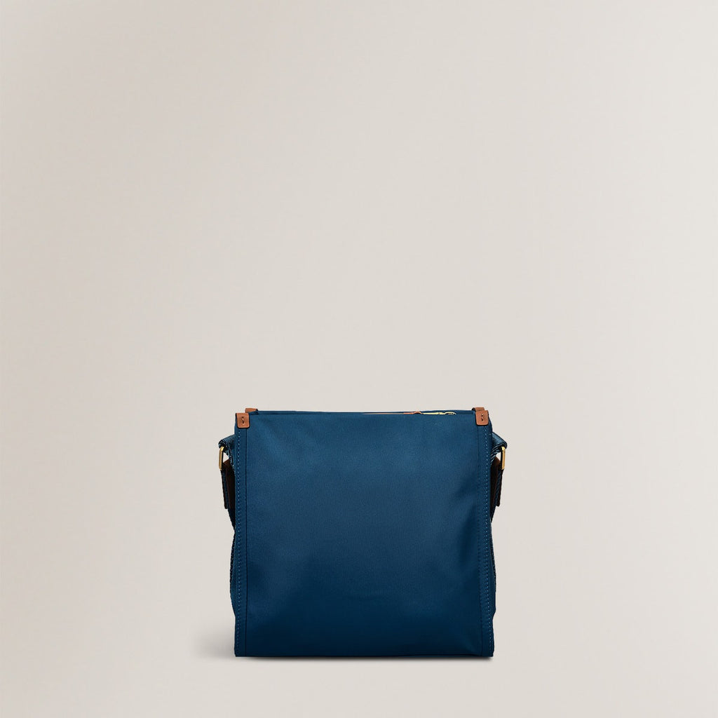 Canford Gardens Leather Medium Ziptop Crossbody Bag in Deepsea - H2288405