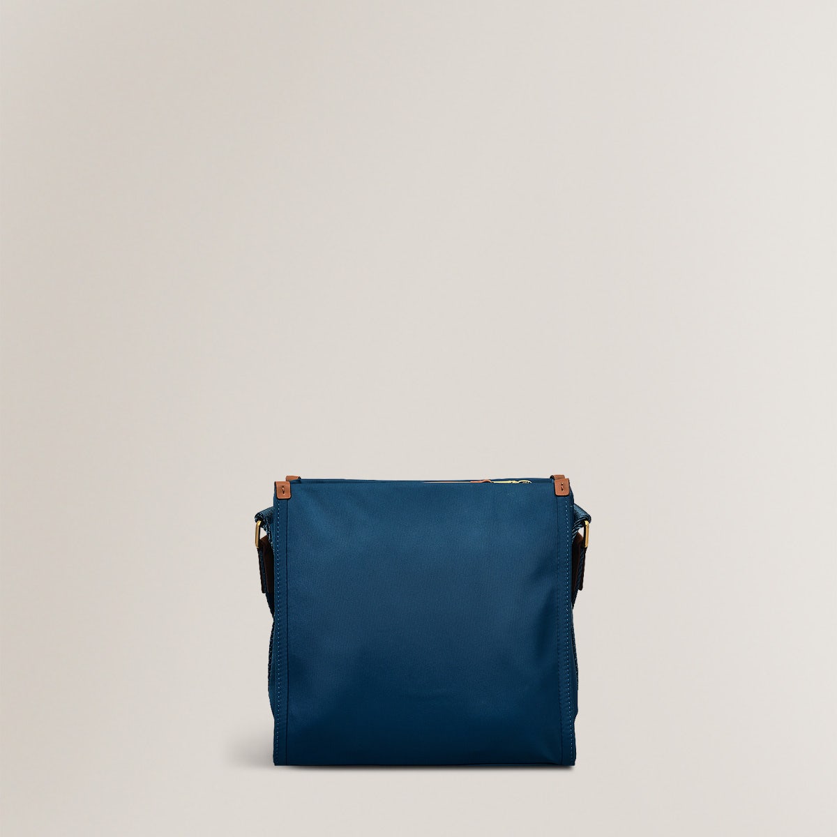 Canford Gardens Leather Medium Ziptop Crossbody Bag in Deepsea - H2288405