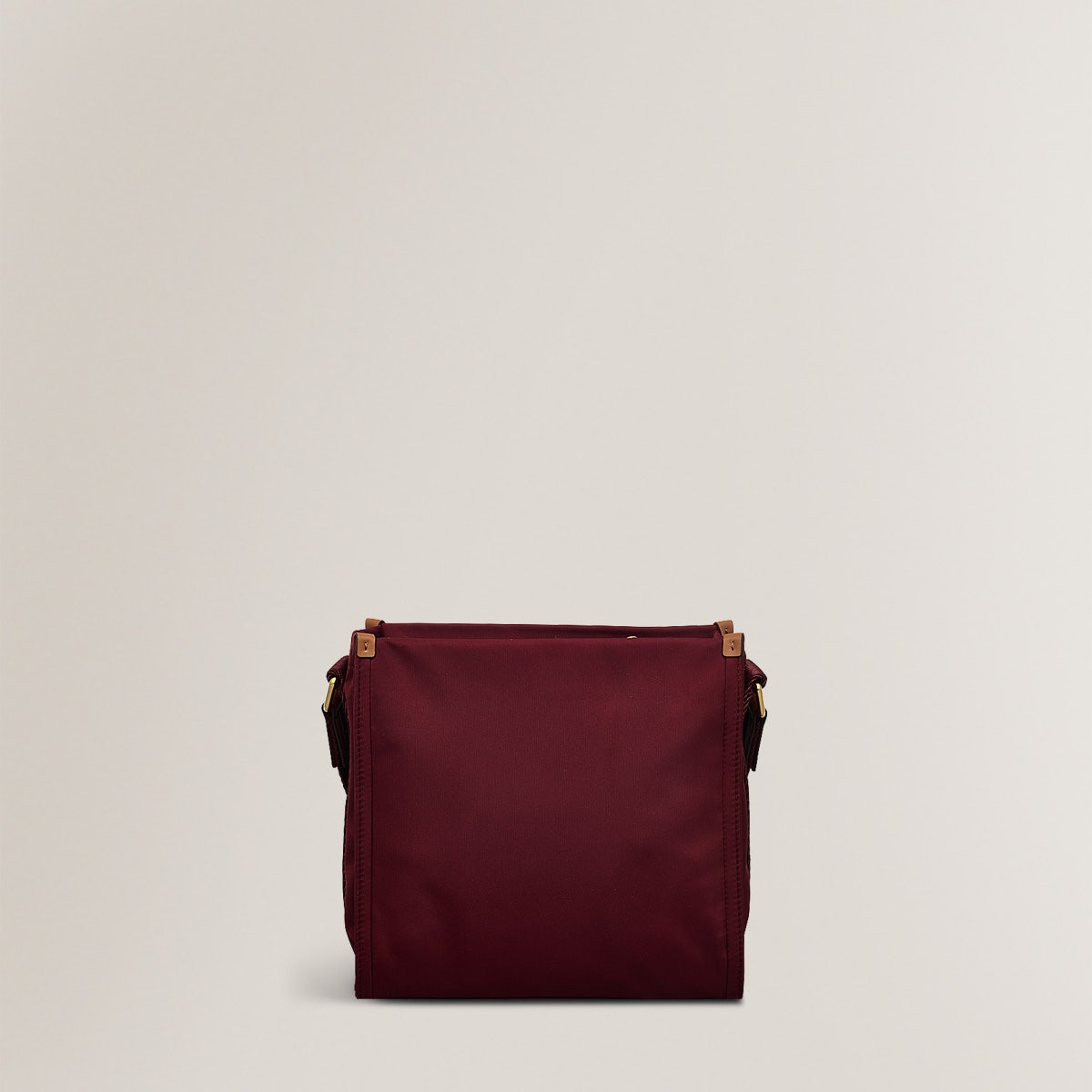 Canford Gardens Leather Medium Ziptop Crossbody Bag in Merlot - H2289603