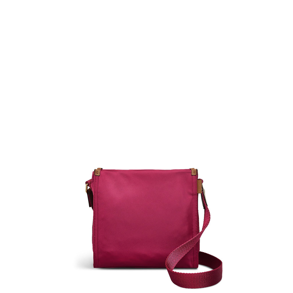 Canford Gardens Leather Medium Ziptop Crossbody Bag in Fox Glove - H2290672