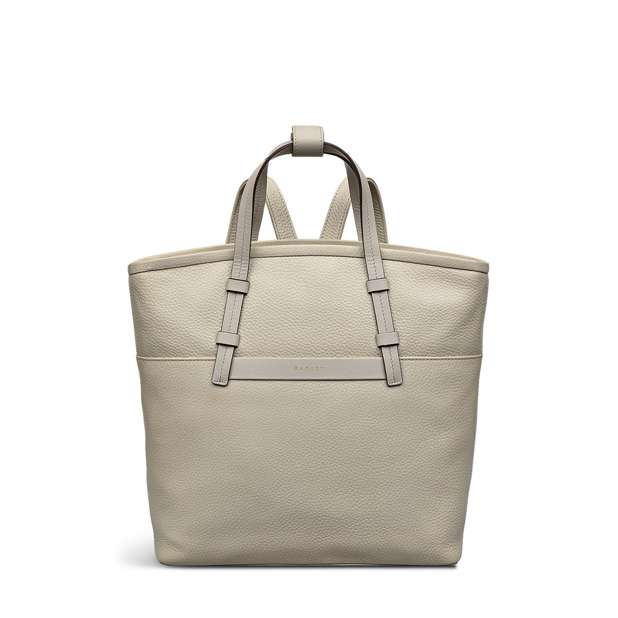 Bridgewater 2.0 Leather Medium Ziptop Backpack in Pumice - H229865