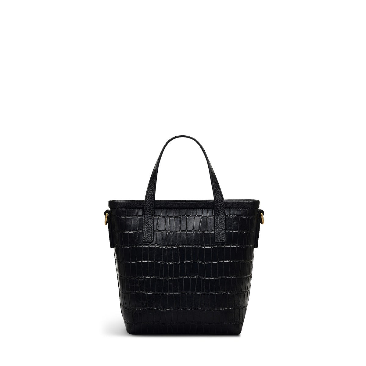 Bridgewater 2.0 Leather Small Ziptop Satchel Bag in Black - H2306001