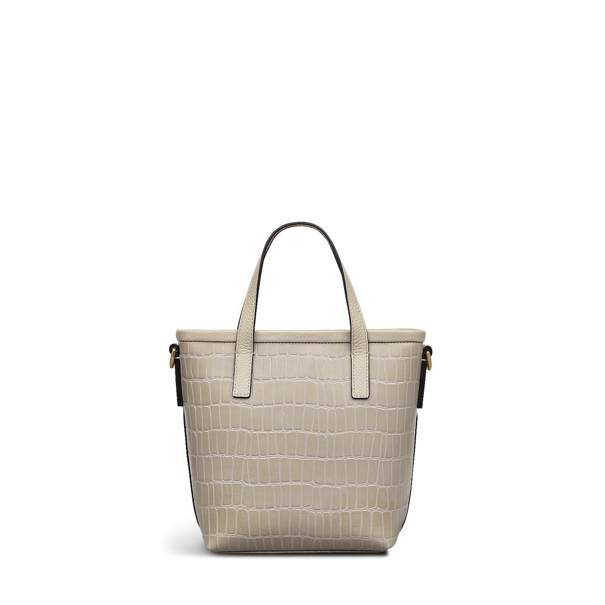 Bridgewater 2.0 Leather Small Ziptop Satchel Bag in Pumice - H230865