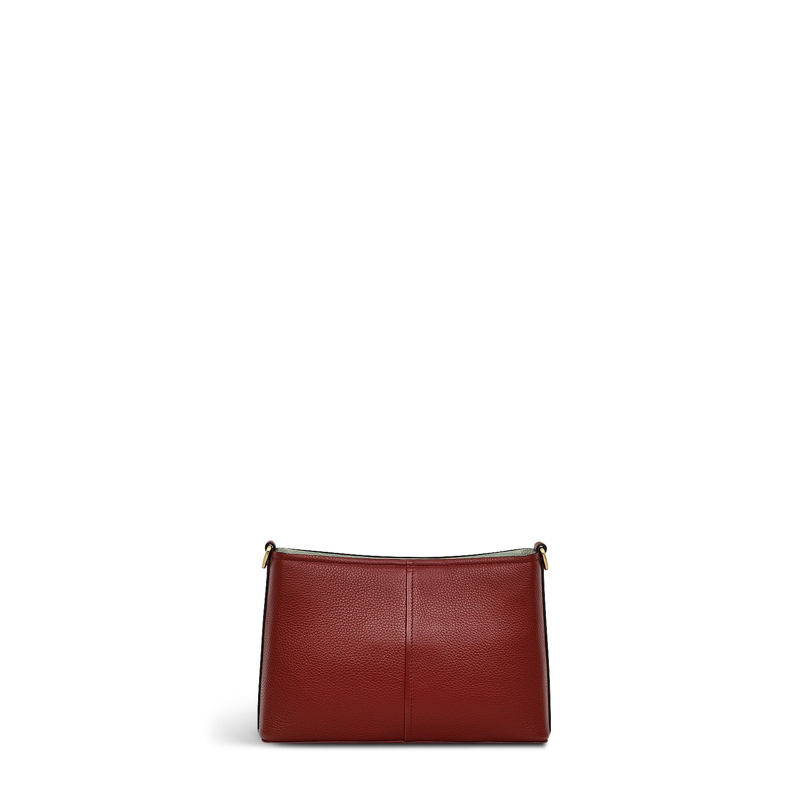 Floral Street Leather Small Open Top Crossbody Bag in Rust - H2317939