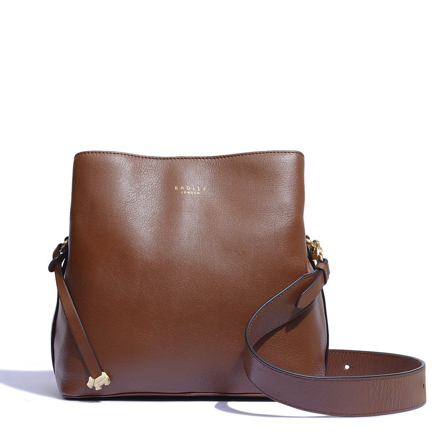 Dukes Place Leather Medium Compartment Cross Body Bag Bag in Tortoise - H2798205