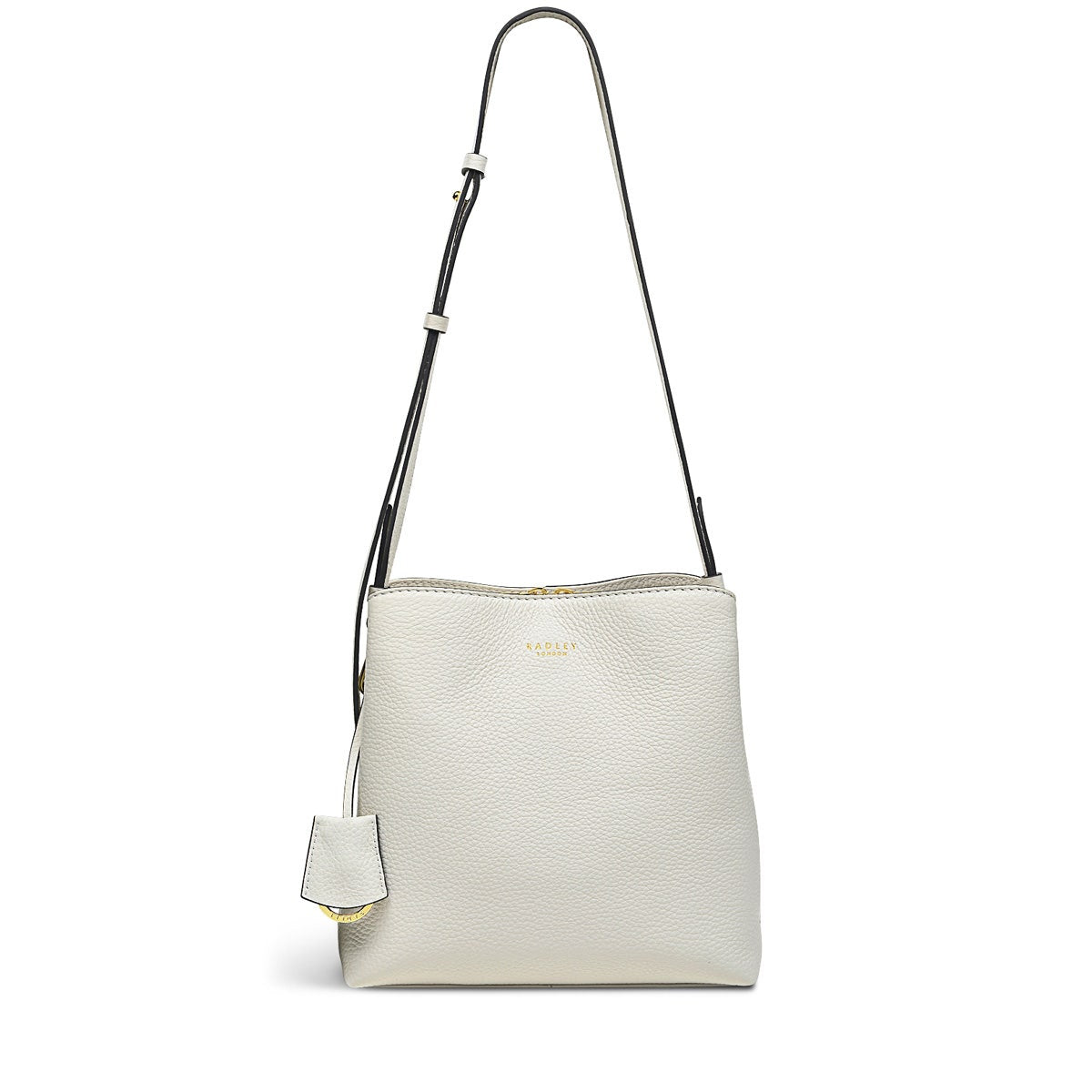 Dukes Place Leather Medium Compartment Crossbody Bag in Chalk - H6388109