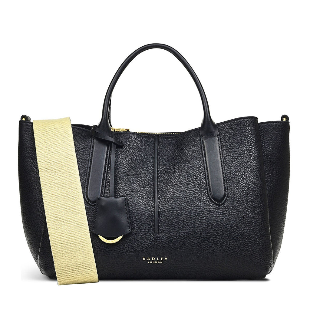 Hillgate Place Leather Medium Grab Multiway Bag in Black - H6750001