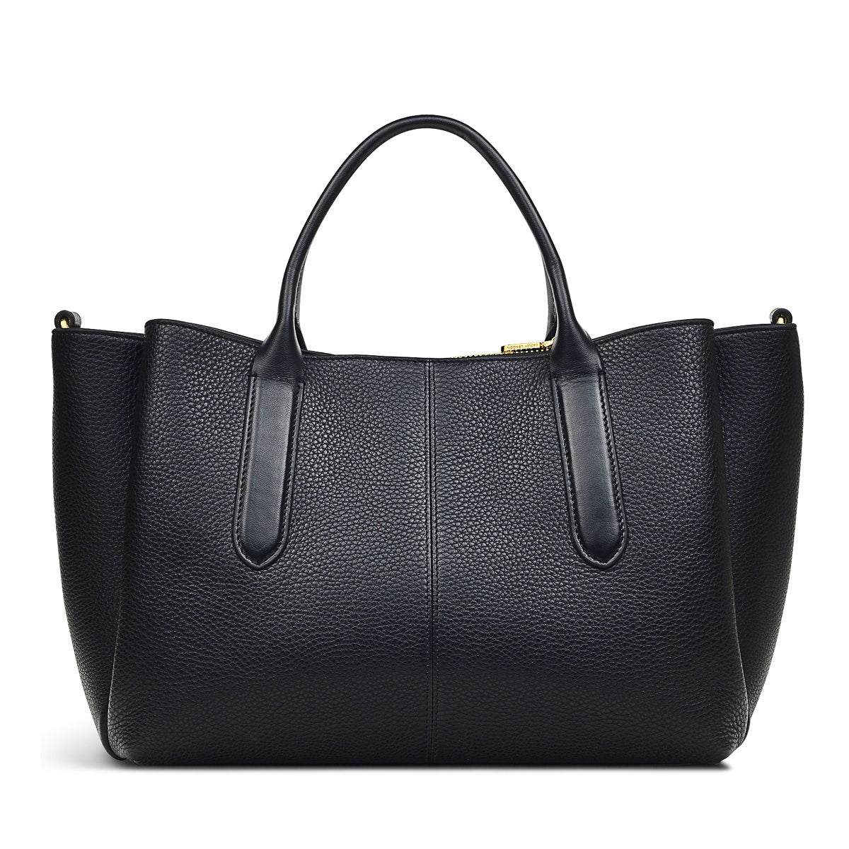Hillgate Place Leather Medium Satchel Multiway Bag in Black - H6750001