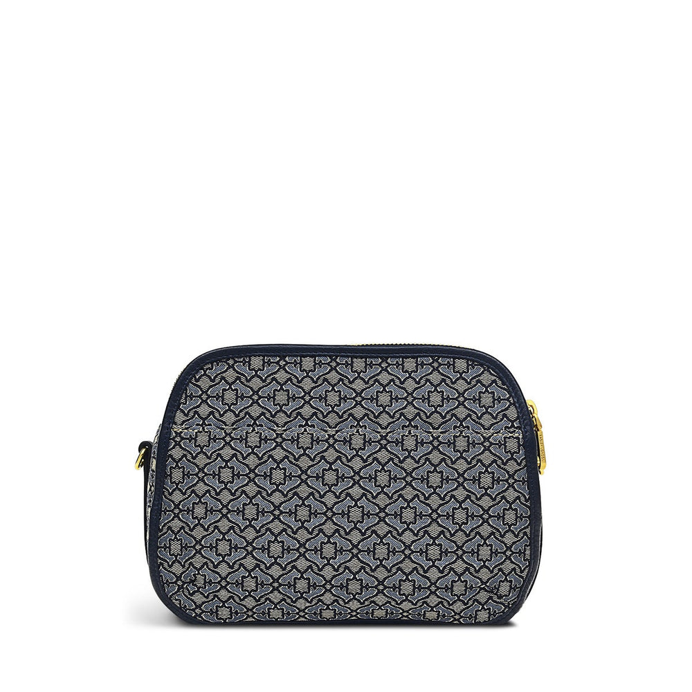 Dukes Place Leather Medium Zip-Top Cross Body Bag in Goose Grey - H6869053