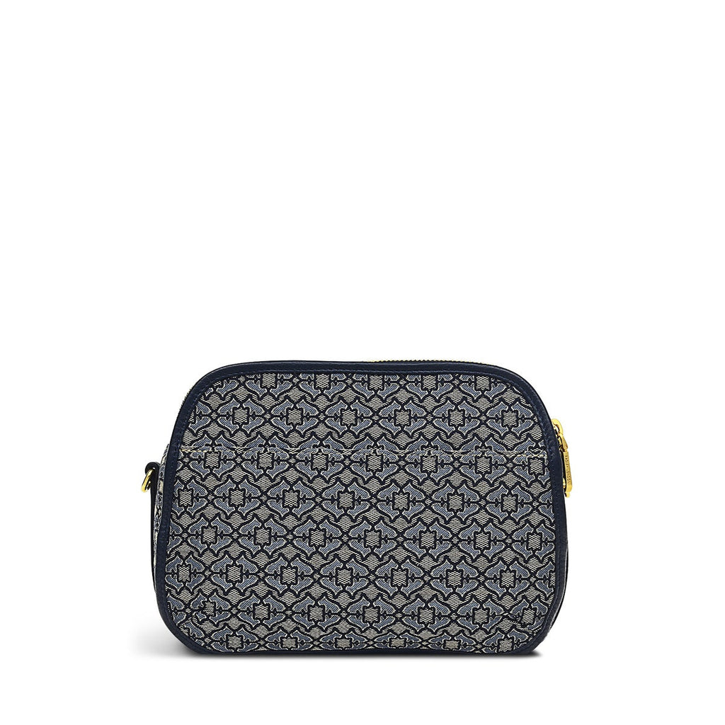 Dukes Place Leather Medium Zip-Top Cross Body Bag in Goose Grey - H6869053