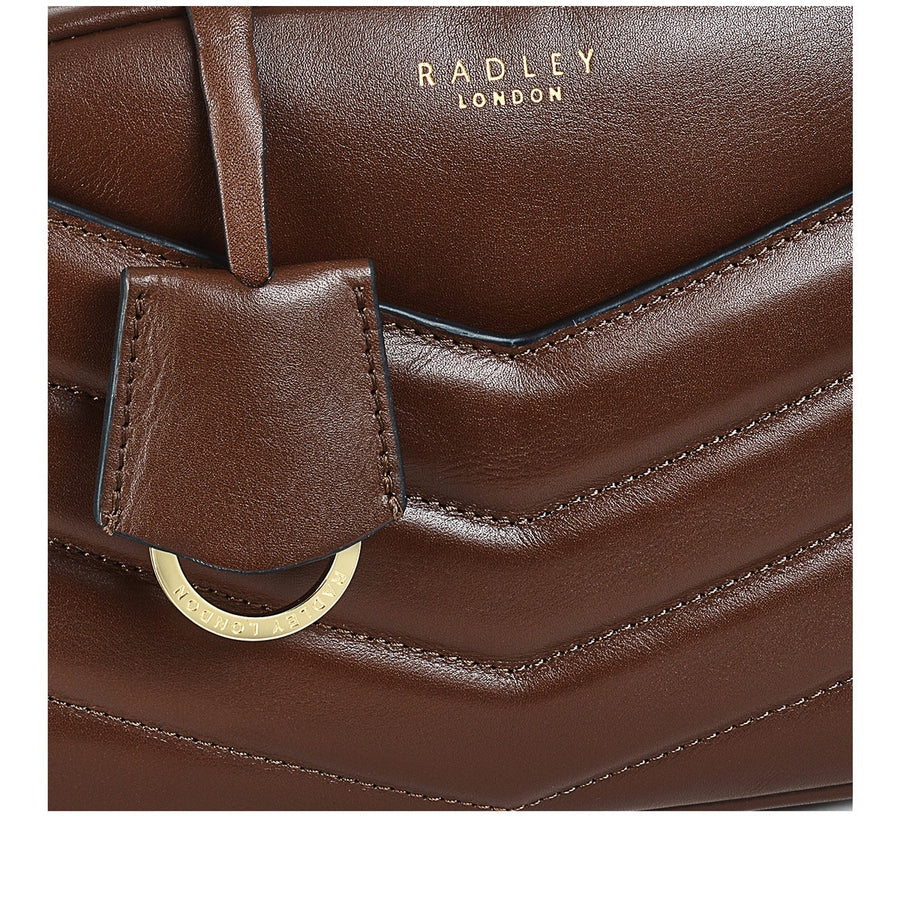 Gordon Road Leather Mini Ziptop Crossbody Bag in Tortoise - H7459205