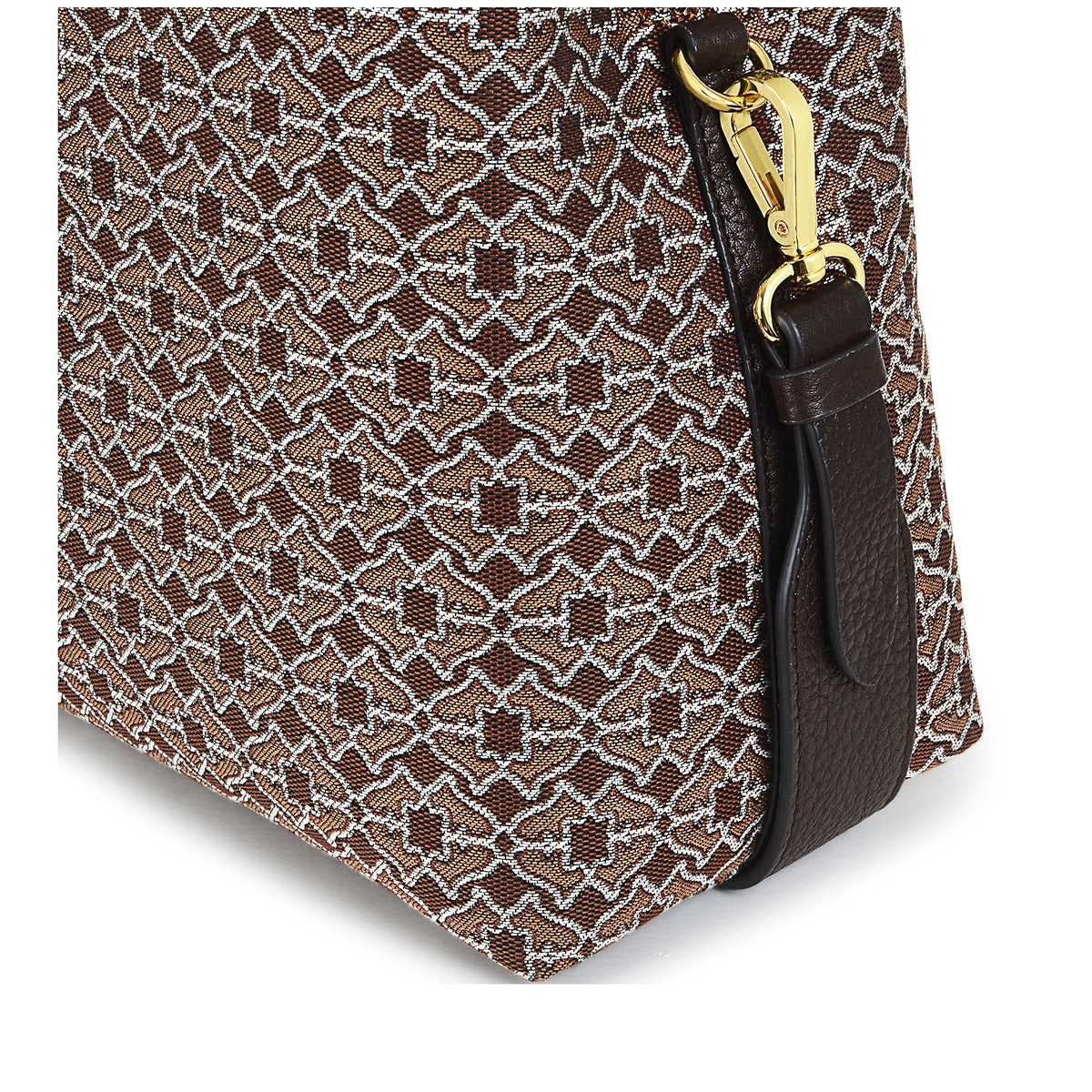 Dukes Place Leather Medium Compartment Cross Body Bag in Tortoise - H7602205
