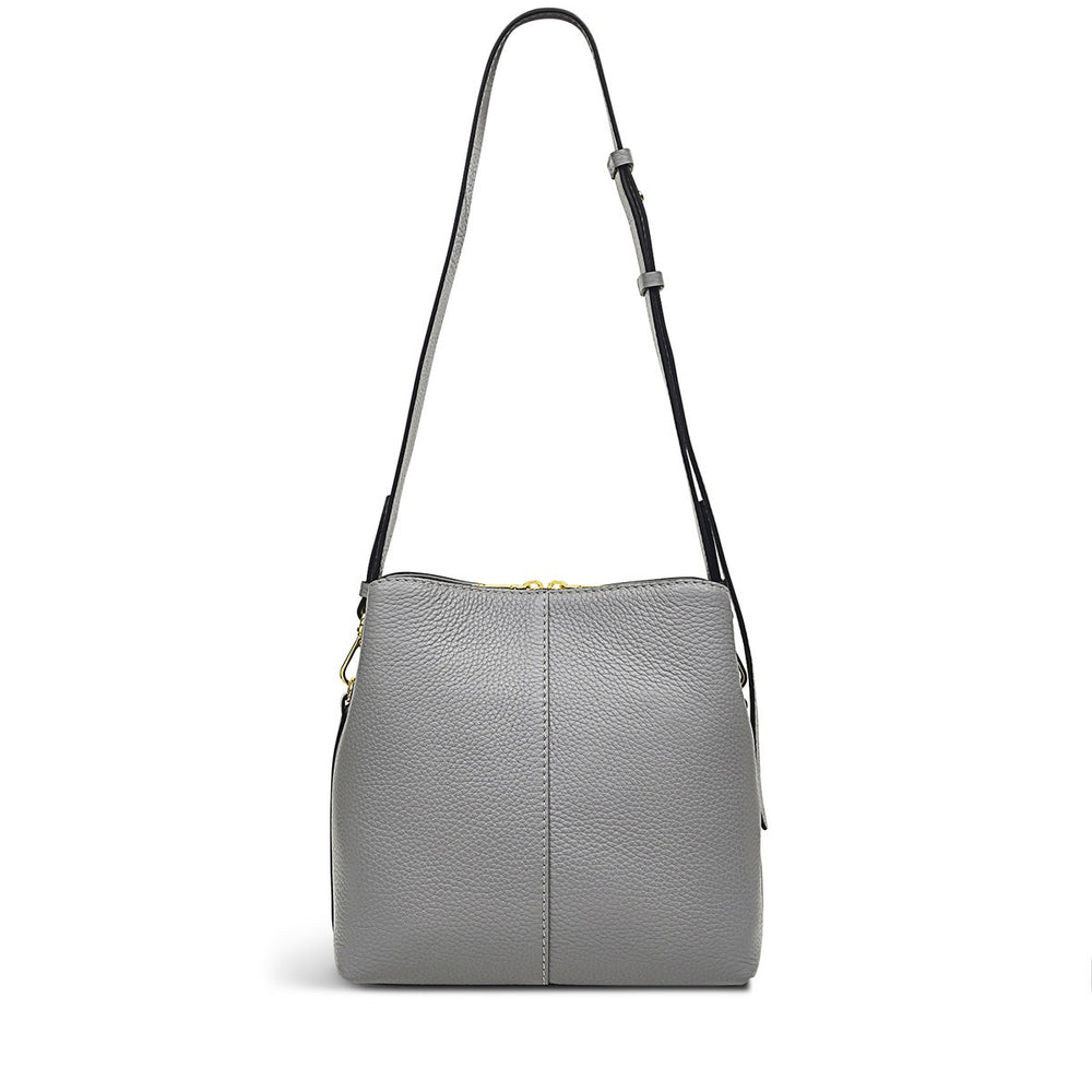 Dukes Place Leather Medium Compartment Crossbody Bag in Cloud Burst - H7867093