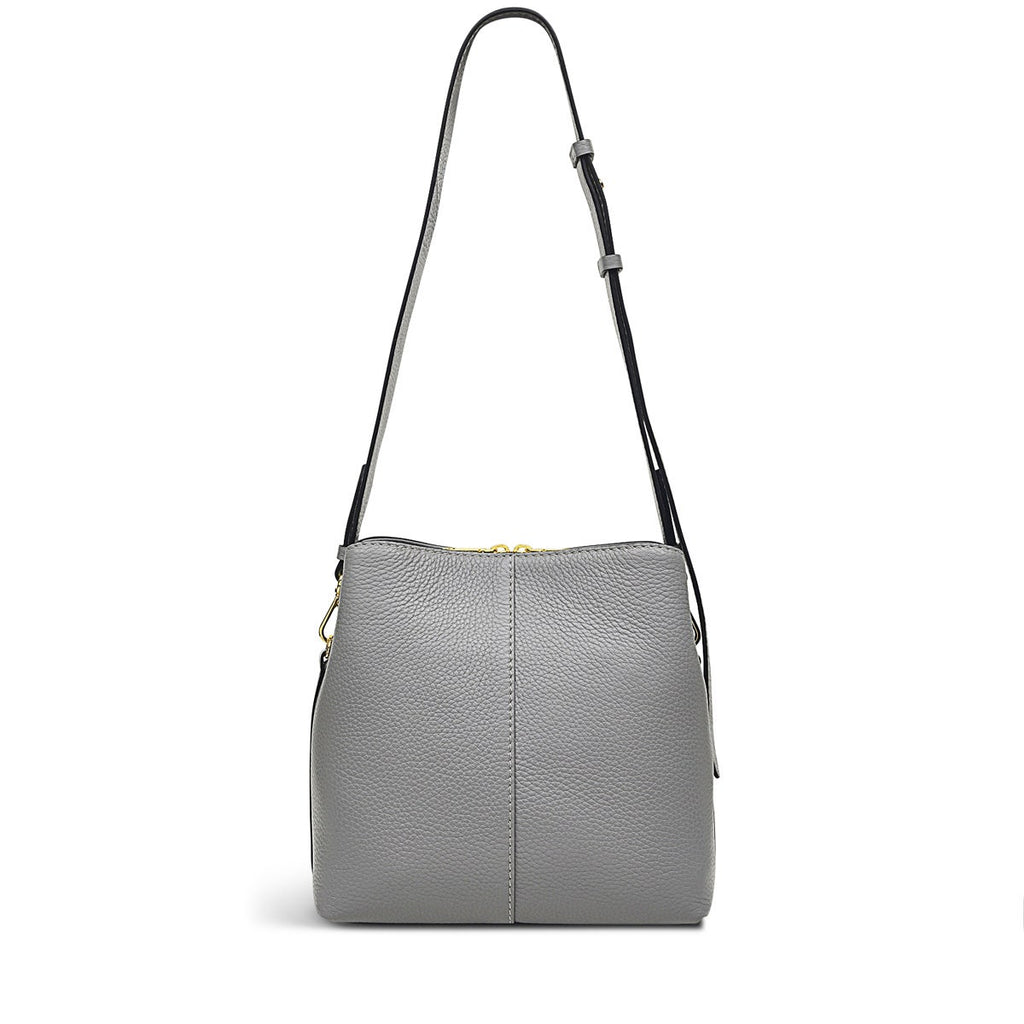 Dukes Place Leather Medium Compartment Crossbody Bag in Cloud Burst - H7867093
