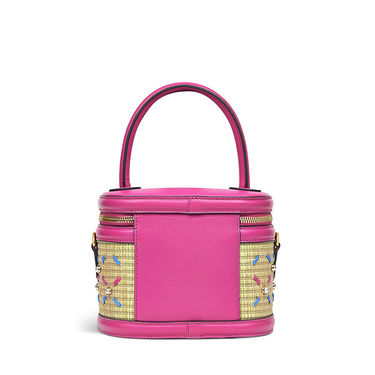 Harriet Street Leather Medium Zip-Around Cross Body Bag in Cerise - H7901678