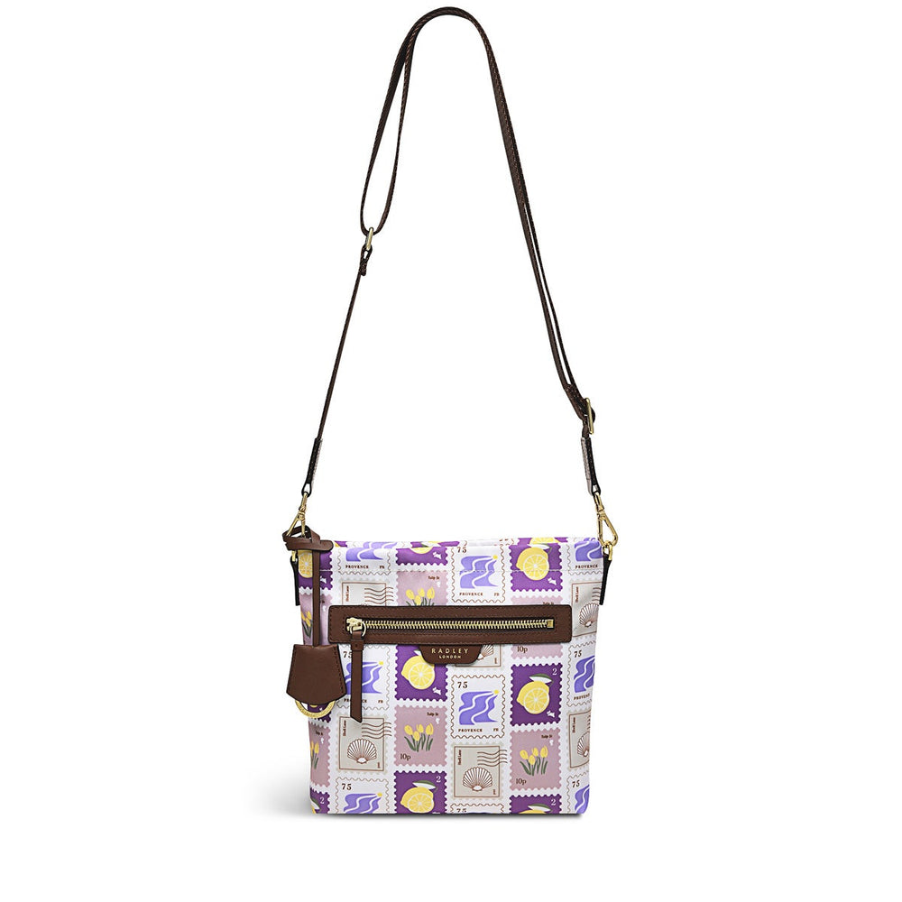 Finsbury Park Fabric Small Zip-Top Cross Body Bag in Chalk - H7959109