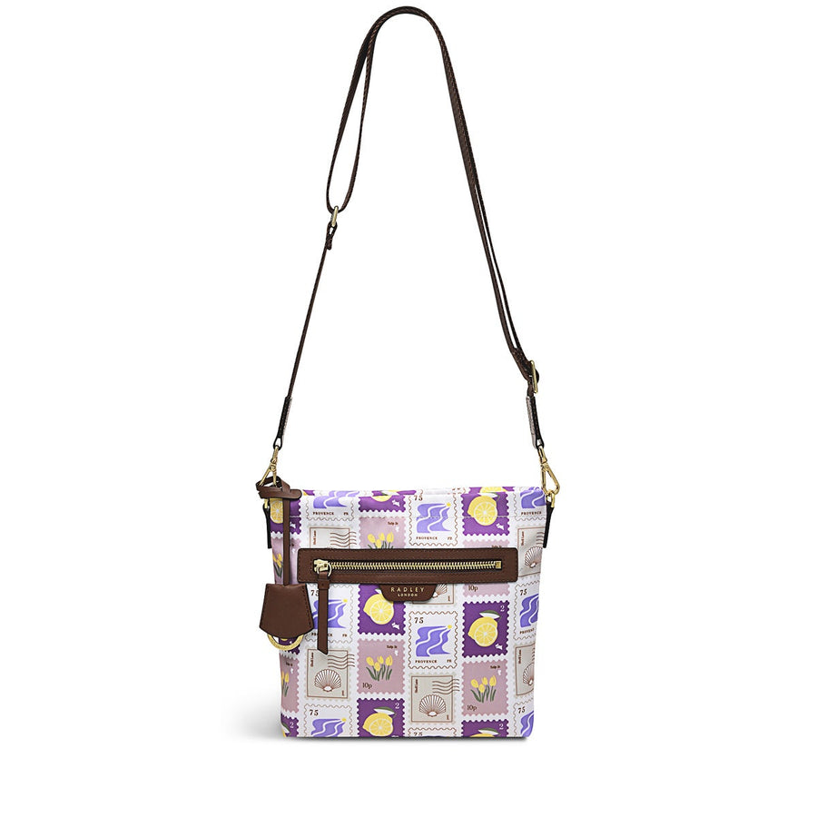 Finsbury Park Fabric Small Zip-Top Cross Body Bag in Chalk - H7959109