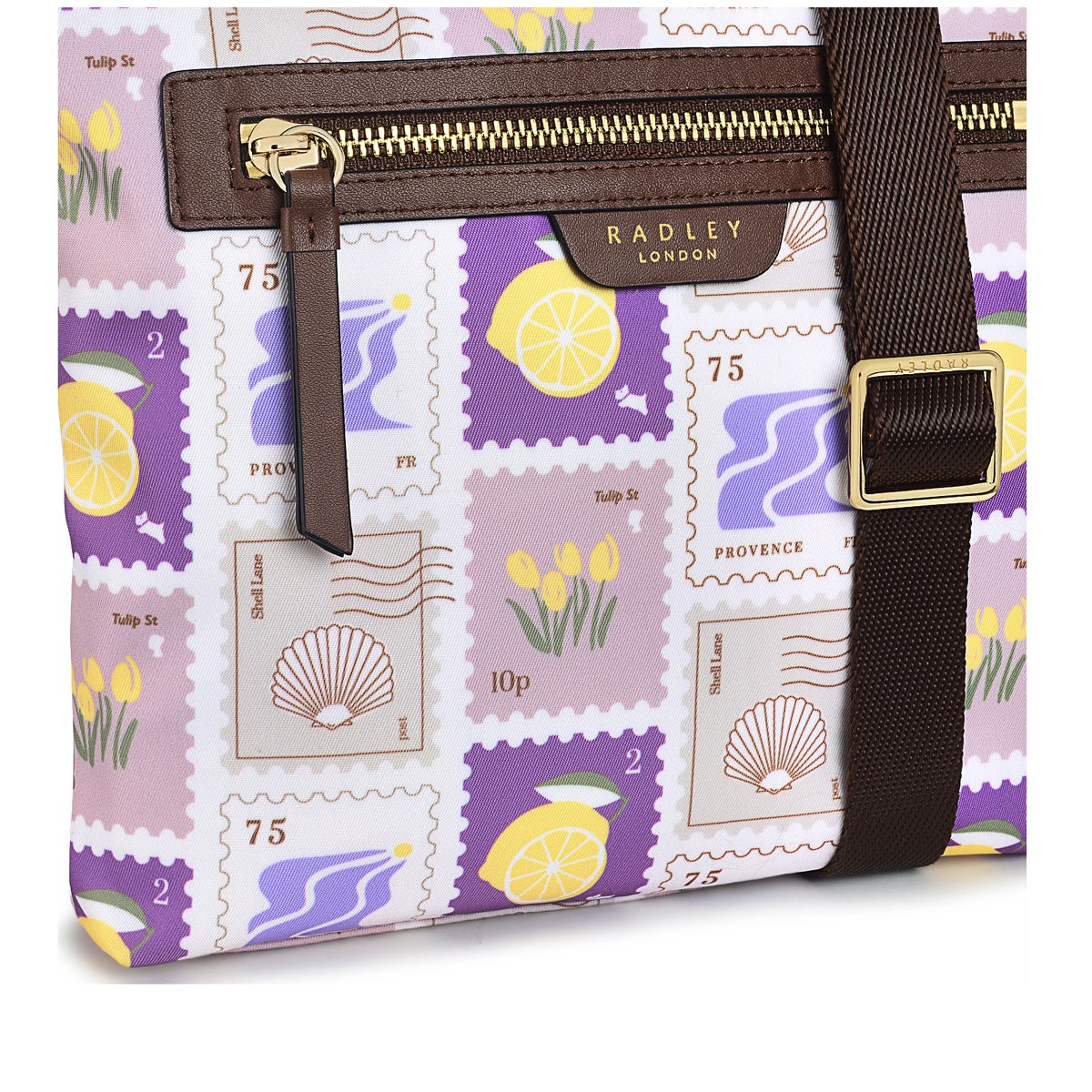 Finsbury Park Fabric Small Zip-Top Cross Body Bag in Chalk - H7959109