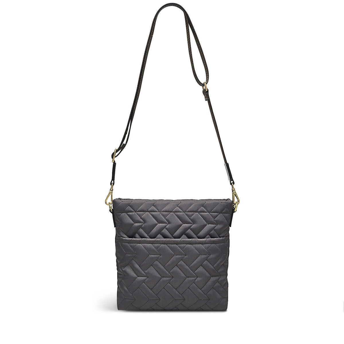Finsbury Park Fabric Small Ziptop Crossbody Bag in Charcoal - H8186041