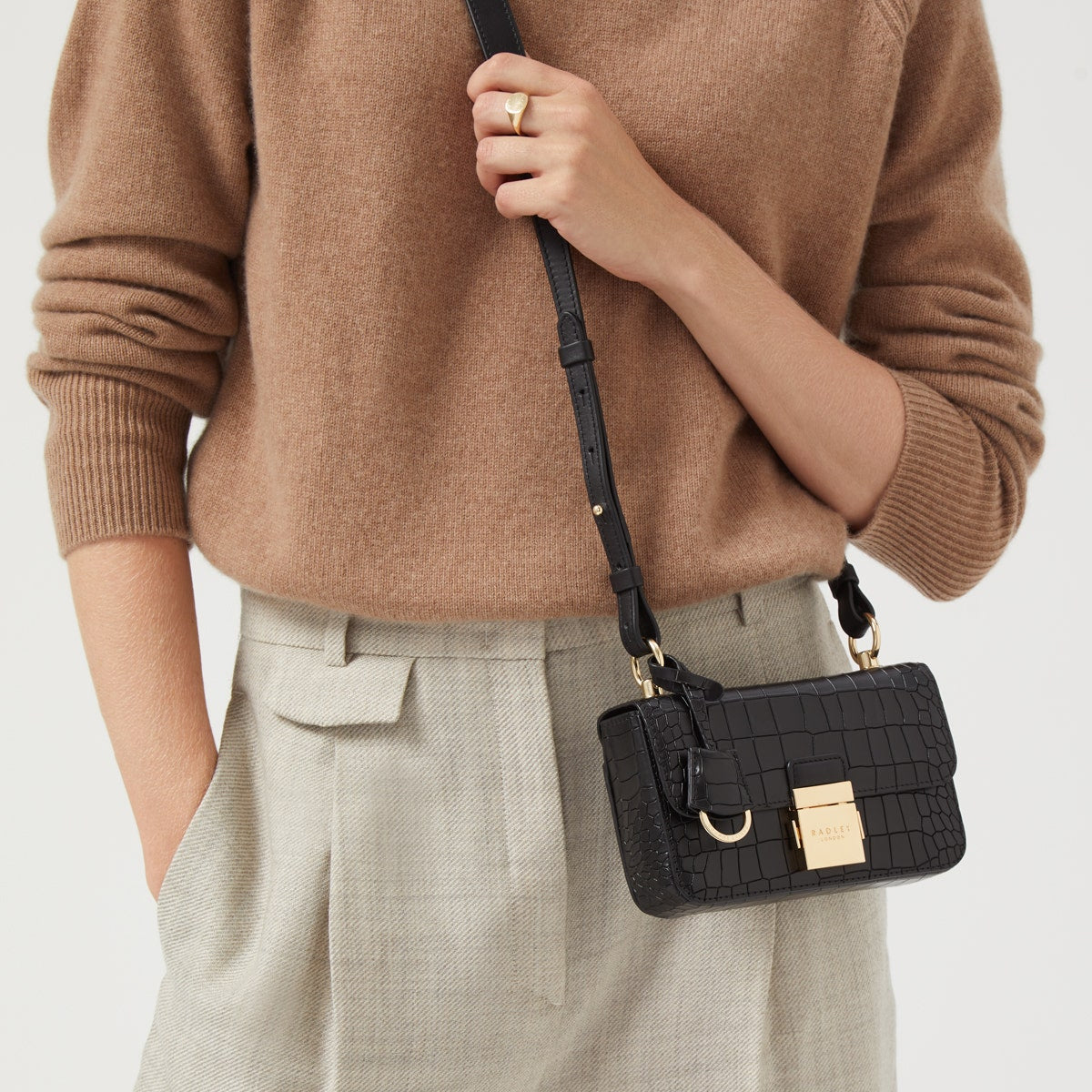 Mini Flapover Crossbody | Hanley Close Faux SS24 | Radley London