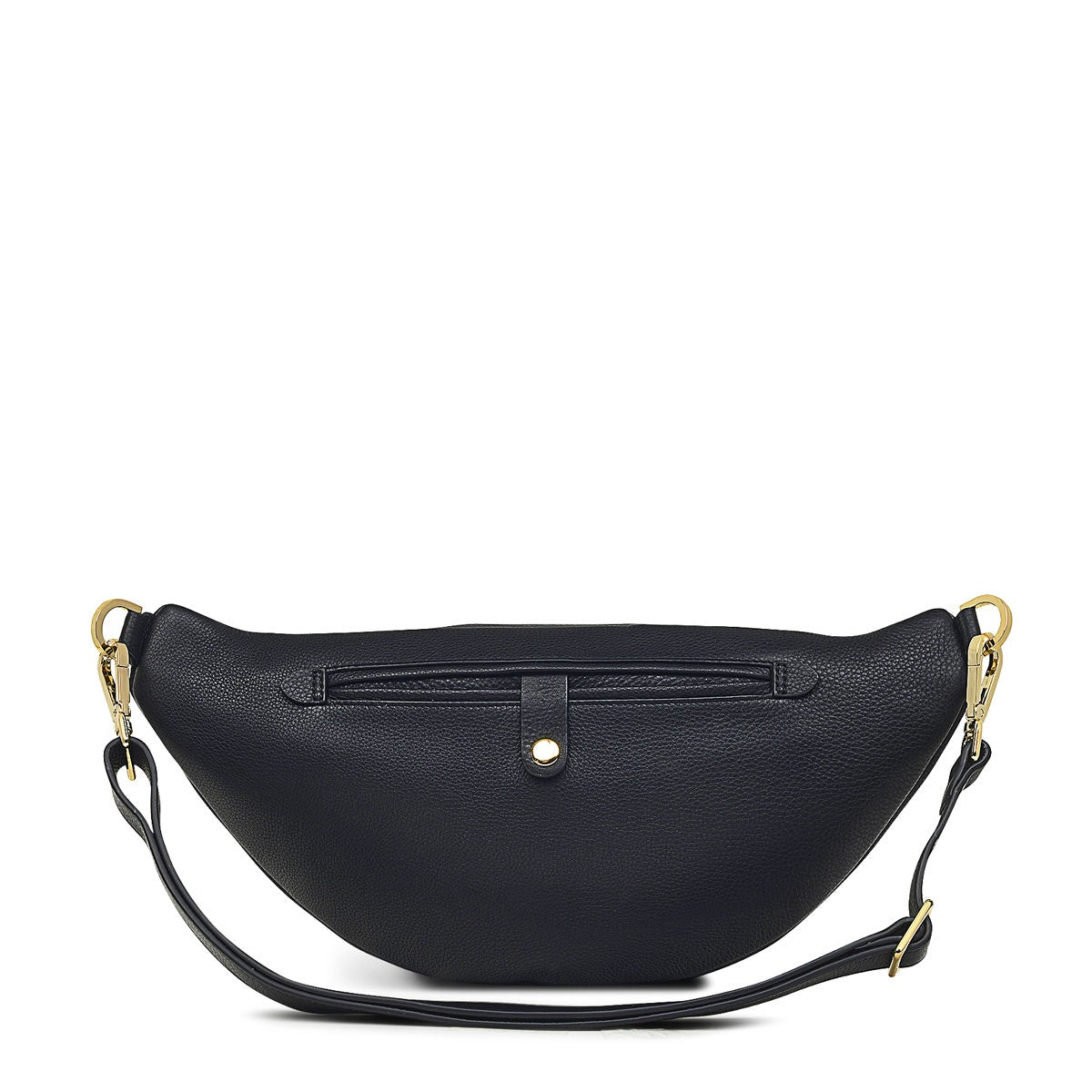 Derwent Drive Leather Medium Ziptop Sling Bag in Black - H8219001