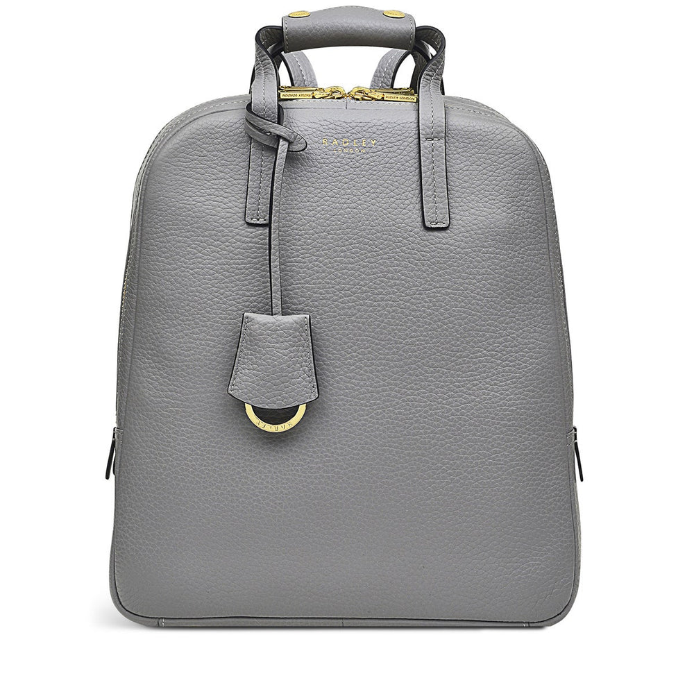 Dukes Place Leather Medium Zip Around Backpack in Cloud Burst - H8233093