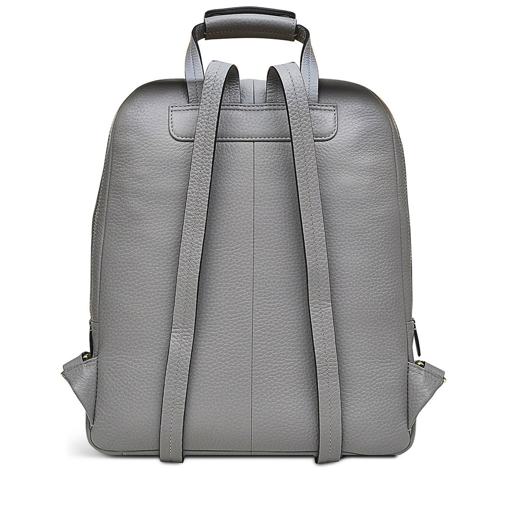 Dukes Place Leather Medium Zip Around Backpack in Cloud Burst - H8233093