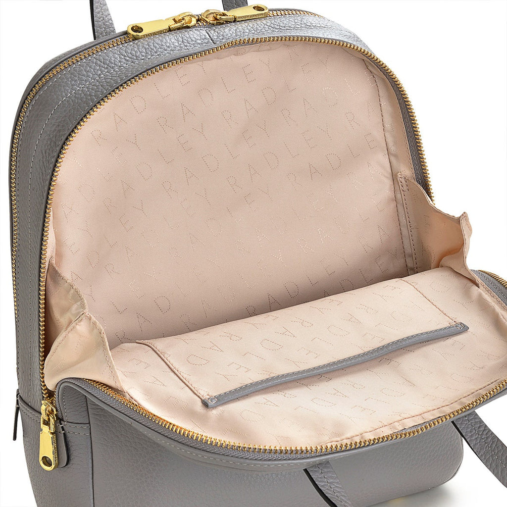 Dukes Place Leather Medium Zip Around Backpack in Cloud Burst - H8233093