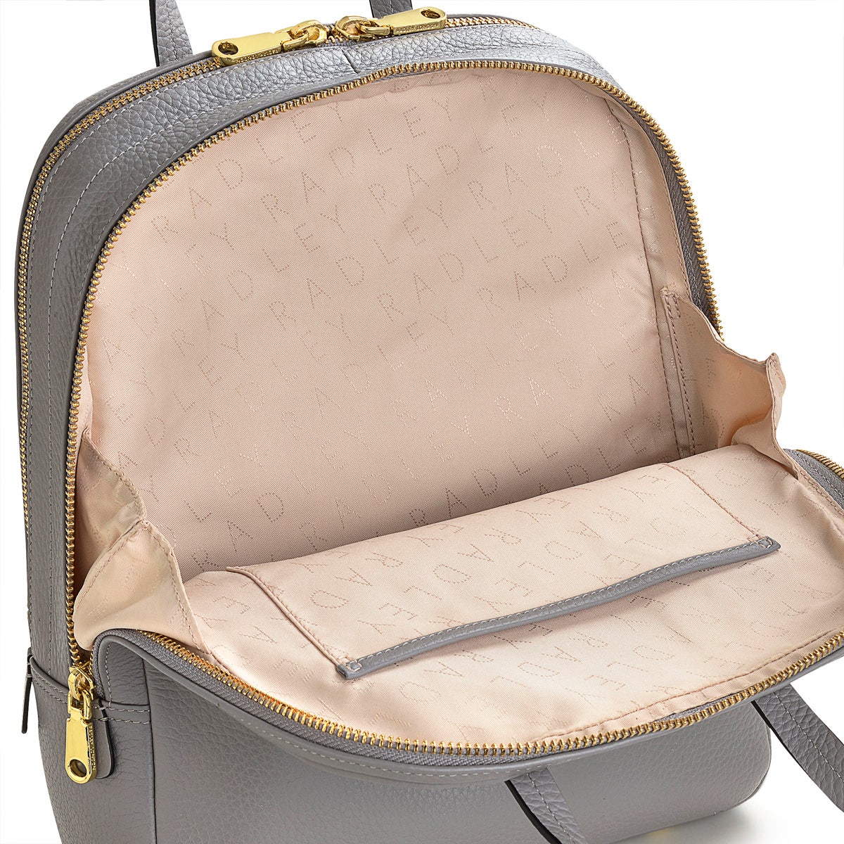 Dukes Place Leather Medium Zip Around Backpack in Cloud Burst - H8233093