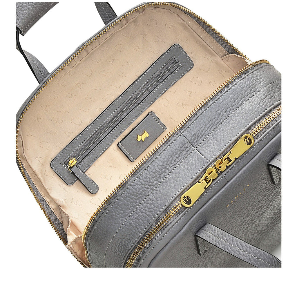 Dukes Place Leather Medium Zip Around Backpack in Cloud Burst - H8233093