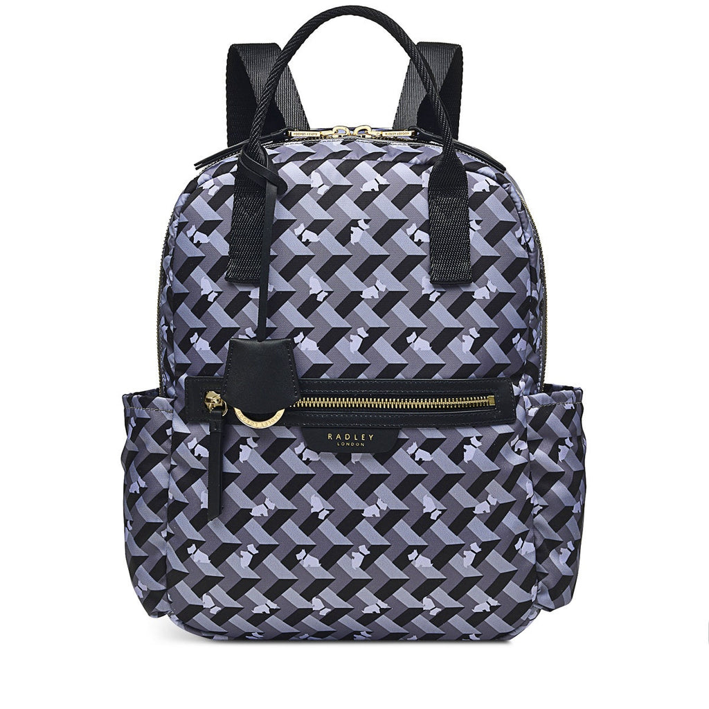 Finsbury Park Fabric Medium Ziptop Backpack in Thunder - H8243074