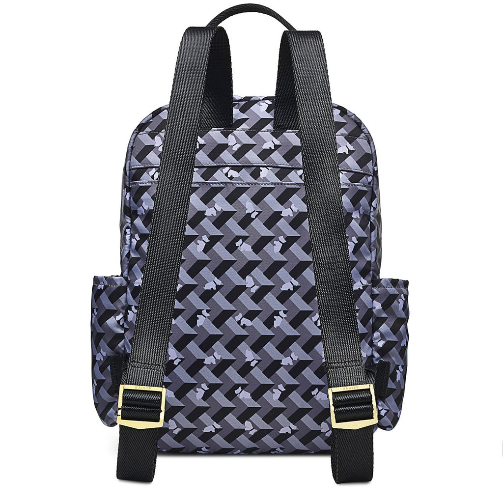 Finsbury Park Fabric Medium Ziptop Backpack in Thunder - H8243074