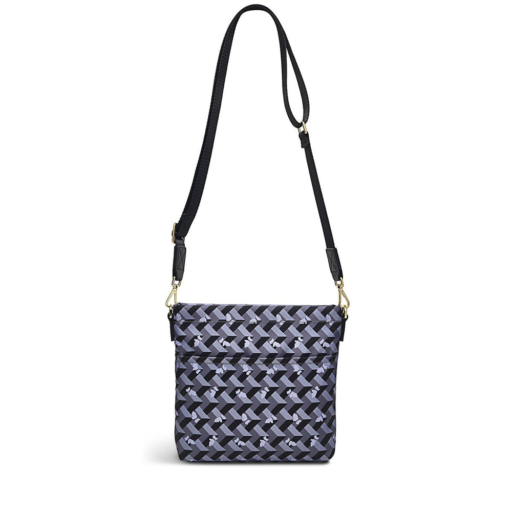 Finsbury Park Fabric Small Ziptop Crossbody Bag in Thunder - H8244074