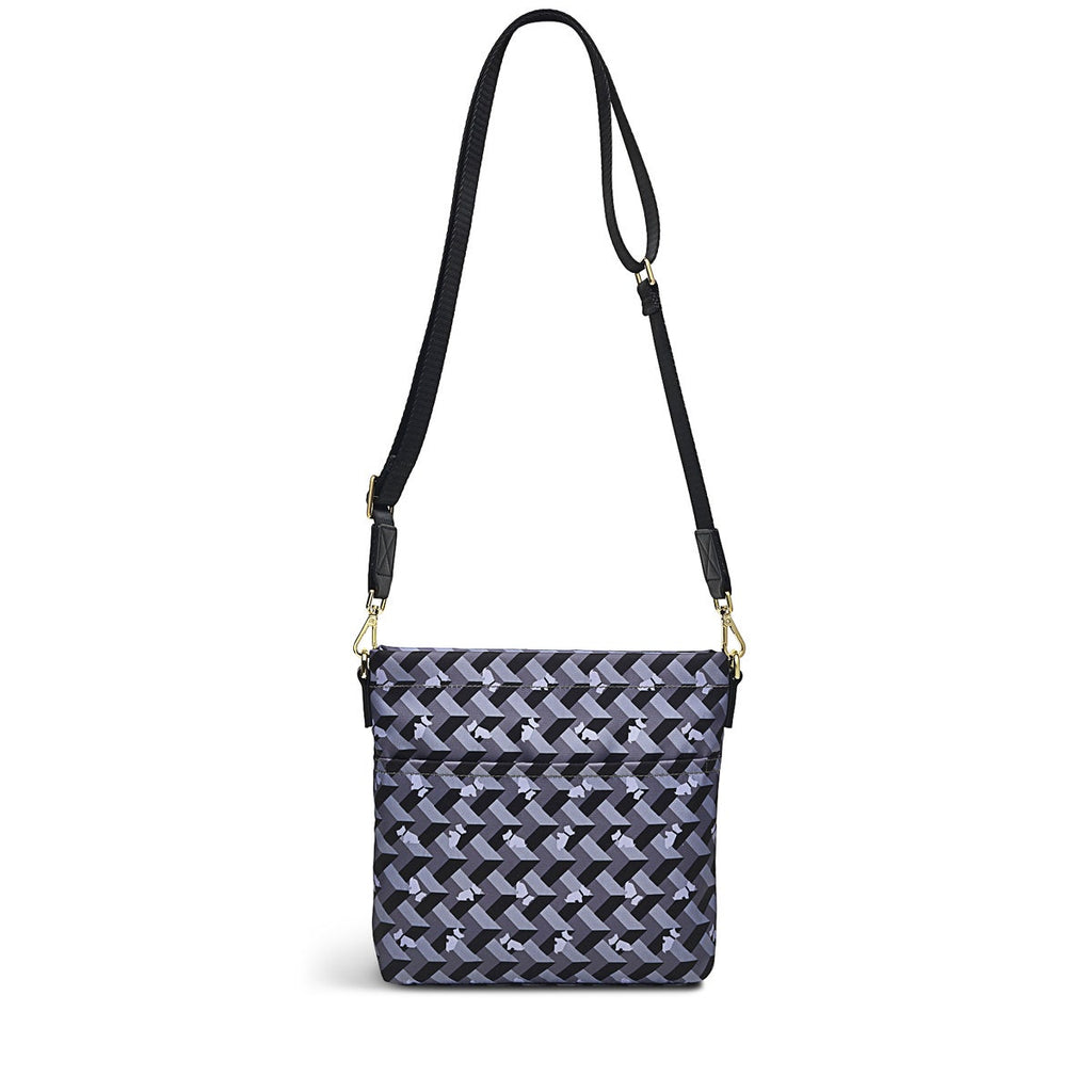 Finsbury Park Fabric Small Ziptop Crossbody Bag in Thunder - H8244074