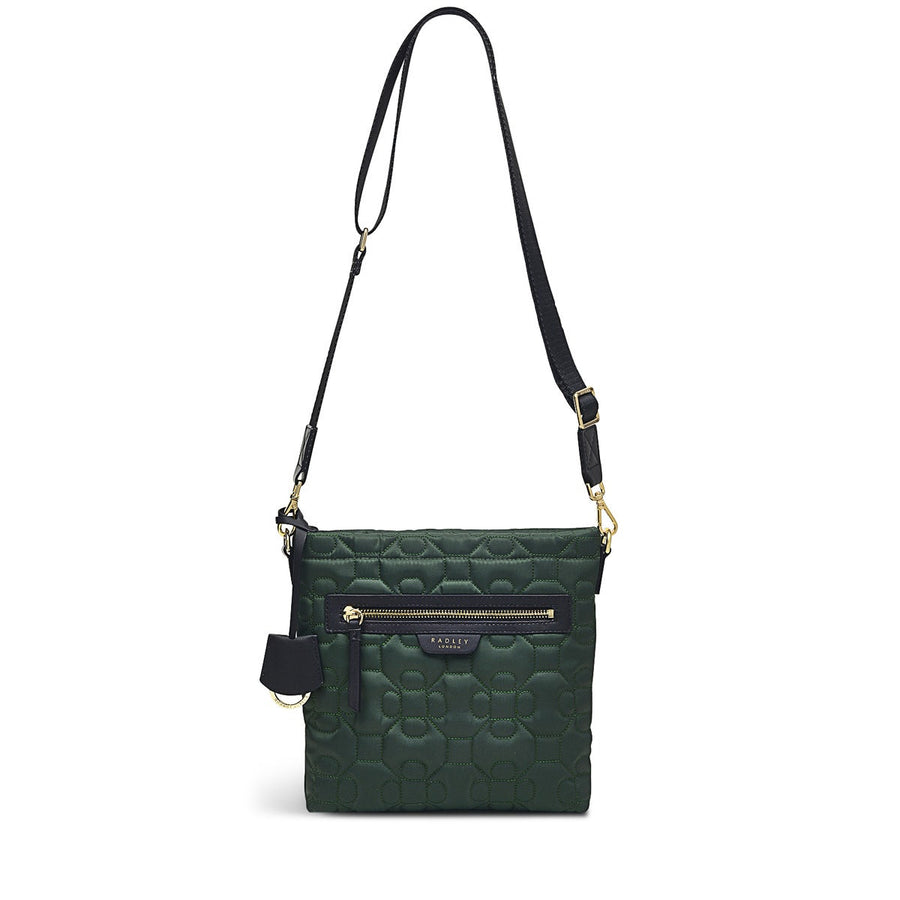 Finsbury Park Fabric Small Ziptop Crossbody Bag in Dragon - H8268305
