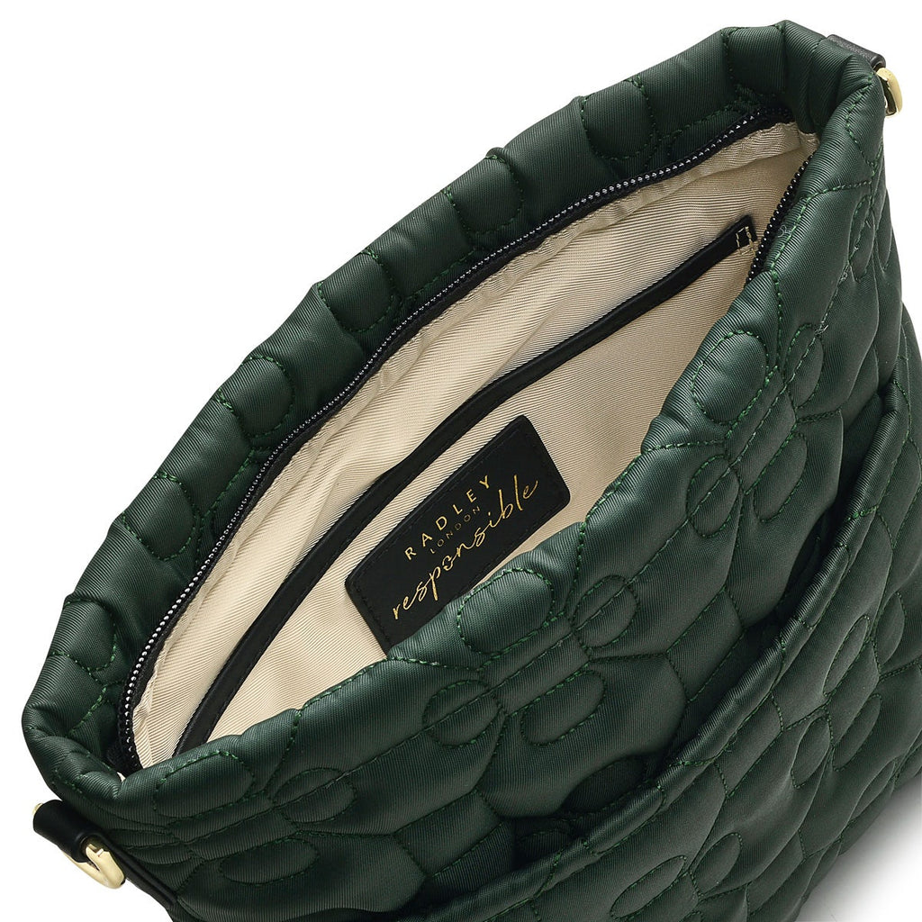 Finsbury Park Fabric Small Ziptop Crossbody Bag in Dragon - H8268305