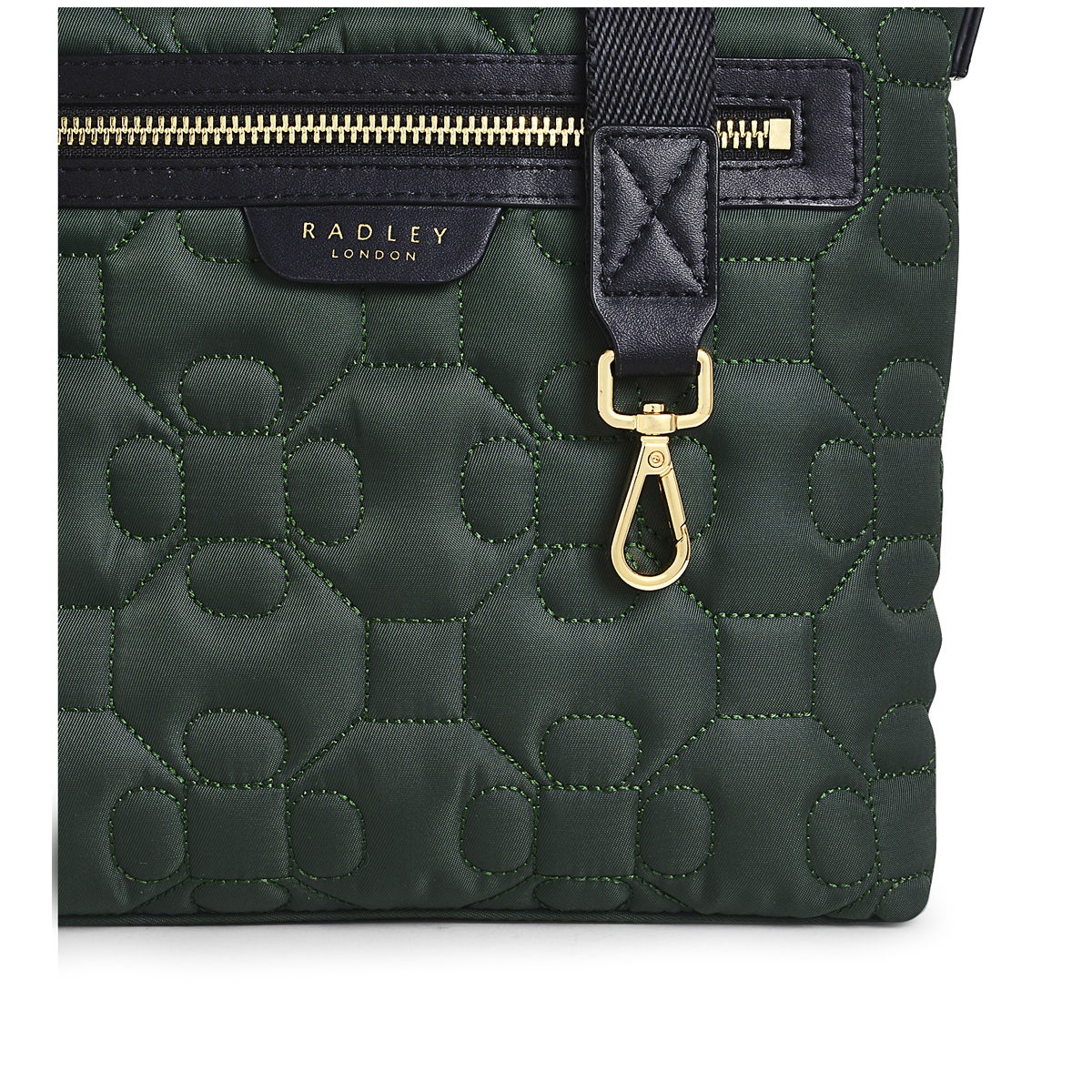 Finsbury Park Fabric Small Ziptop Crossbody Bag in Dragon - H8268305