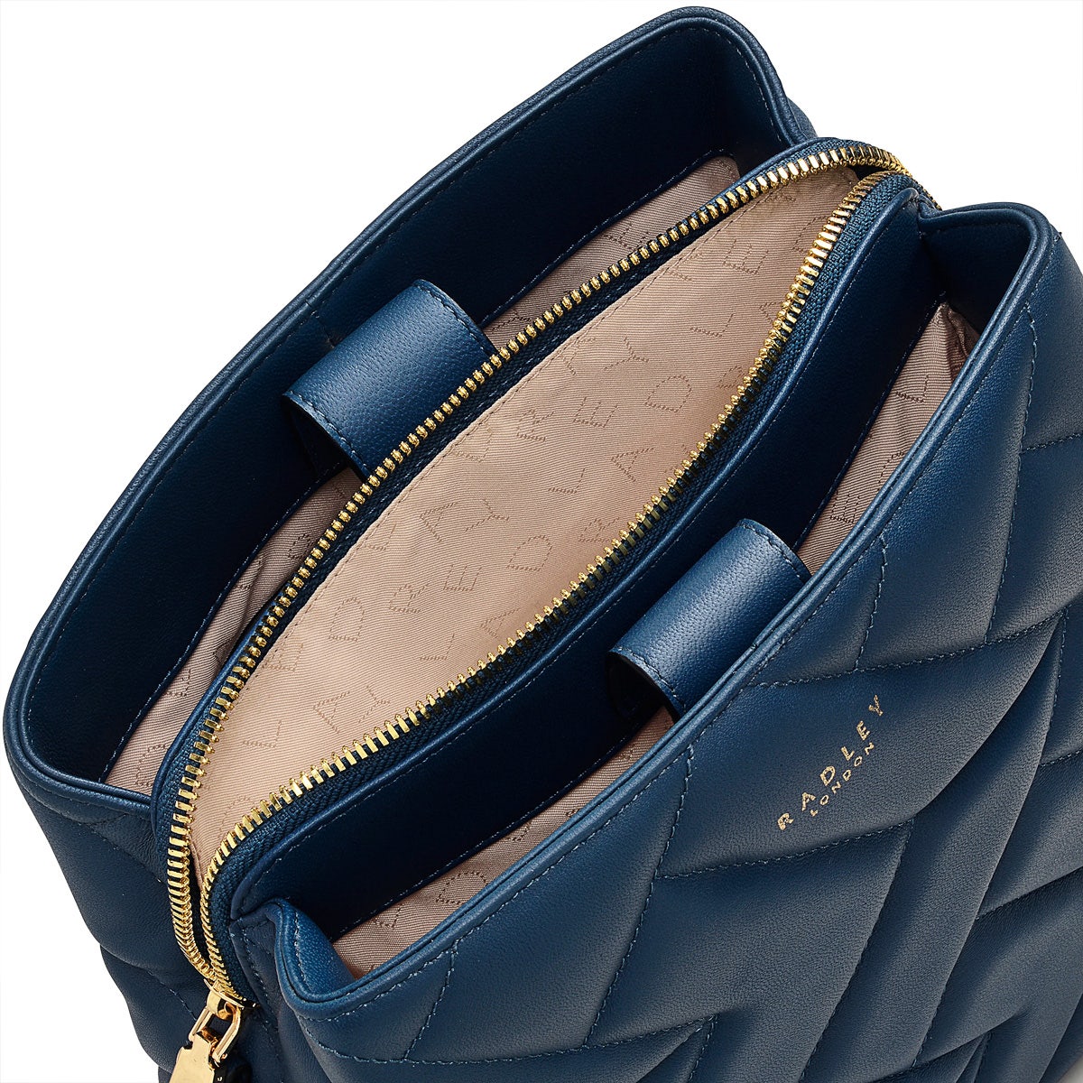 Dukes Place Leather Medium Compartment Crossbody Bag in Deepsea - H8832405