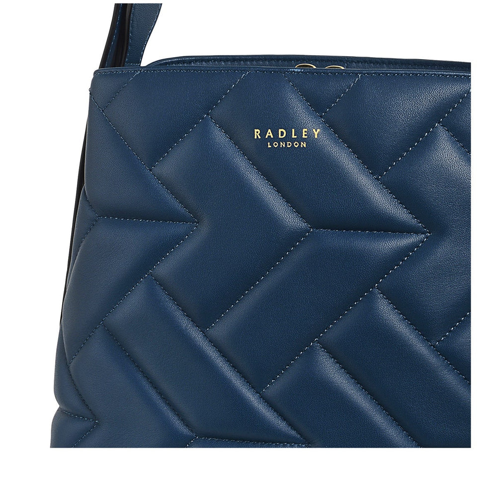 Dukes Place Leather Medium Compartment Crossbody Bag in Deepsea - H8832405